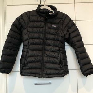 Black puffer jacket